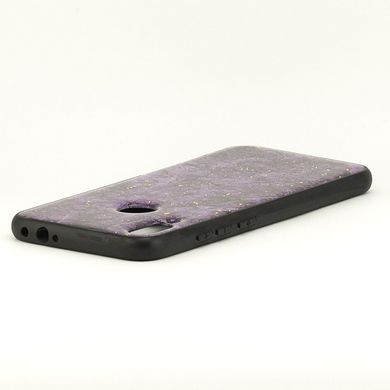 Чехол Epoxy для Xiaomi Redmi Note 7 / Note 7 Pro бампер мраморный Purple