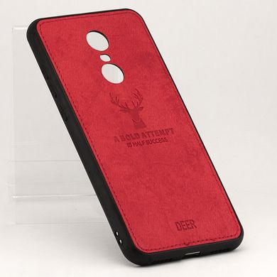 Чехол Deer для Xiaomi Redmi 5 Plus (5.99") бампер накладка Красный