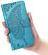 Чехол Butterfly для Samsung A50 2019 / A505F книжка кожа PU голубой