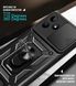 Чехол Hide Shield для Infinix Hot 30 Play NFC / X6835B противоударный бампер с подставкой Black