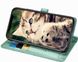 Чехол Cat and Dog для Samsung Galaxy S20 Ultra книжка кожа PU Бирюзовый
