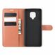 Чехол IETP для Xiaomi Redmi Note 9 Pro Max книжка кожа PU коричневый