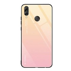 Чехол Gradient для Huawei P Smart 2019 / HRY-LX1 Бампер Beige-Pink