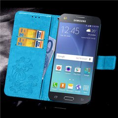 Чехол Clover для Samsung Galaxy J7 Neo / J701 книжка женский голубой