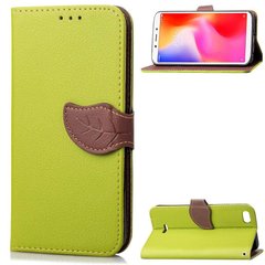Чехол Leaf для Xiaomi Redmi 6A книжка кожа PU Green