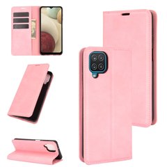 Чехол Taba Retro-Skin для Samsung Galaxy M12 2021 / M127 книжка кожа PU с визитницей розовый