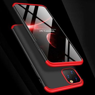 Чохол GKK 360 для Iphone 11 Pro Max Бампер оригінальний з вирізом Black-Red