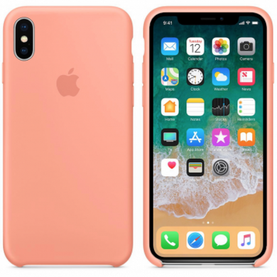 Чехол Silicone Сase для Iphone X бампер накладка Flamingo