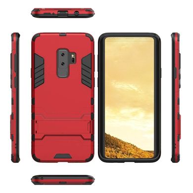 Чехол Iron для Samsung Galaxy S9 Plus / G965 бронированный бампер Броня Red