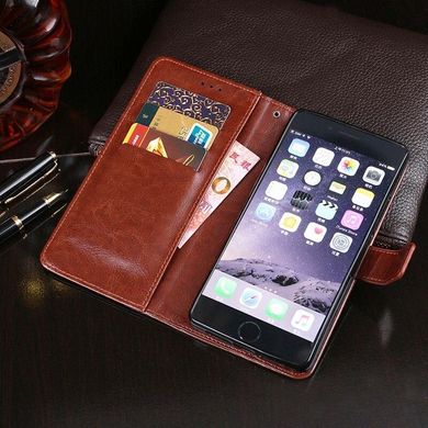 Чехол Idewei для Iphone SE 2020 книжка кожа PU коричневый