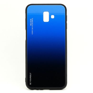 Чохол Gradient для Samsung J6 Plus / J610 бампер накладка Blue-Black
