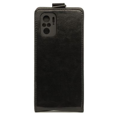 Чехол Idewei для Xiaomi Redmi Note 10 / Note 10s флип вертикальный кожа PU Черный