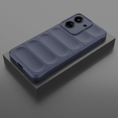 Чехол Wave Shield для Xiaomi Redmi 13C бампер противоударный Blue