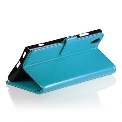 Чохол Idewei для Sony Xperia XA1 Plus / G3412 / G3416 / G3421 / G3423 книжка шкіра PU блакитний