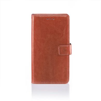 Чехол Idewei для Iphone SE 2020 книжка кожа PU коричневый