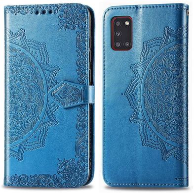 Чехол Vintage для Samsung Galaxy A31 2020 / A315F книжка кожа PU голубой