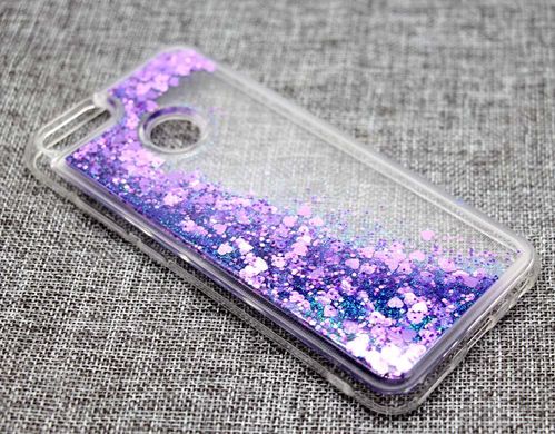Чехол Glitter для Xiaomi Mi A1 / Mi 5x Бампер Жидкий блеск фиолетовый
