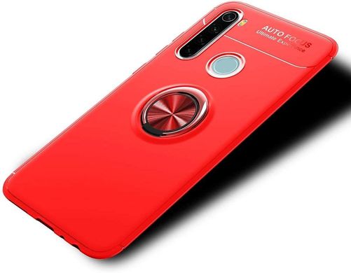 Чехол TPU Ring для Xiaomi Redmi Note 8 бампер оригинальный с кольцом Red