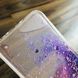 Чехол Glitter для Xiaomi Redmi 7A Бампер Жидкий блеск Аквариум Фиолетовый УЦЕНКА
