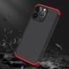 Чехол GKK 360 для Iphone 13 Pro Бампер противоударный Black-Red