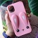 Чохол Funny-Bunny для Iphone 11 Pro Max бампер гумовий заєць Рожевий