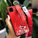 Чехол Lanyard для Huawei Y5p / DRA-LX9 бампер с ремешком Red