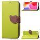 Чохол Leaf для Xiaomi Redmi 6A книжка шкіра PU Green